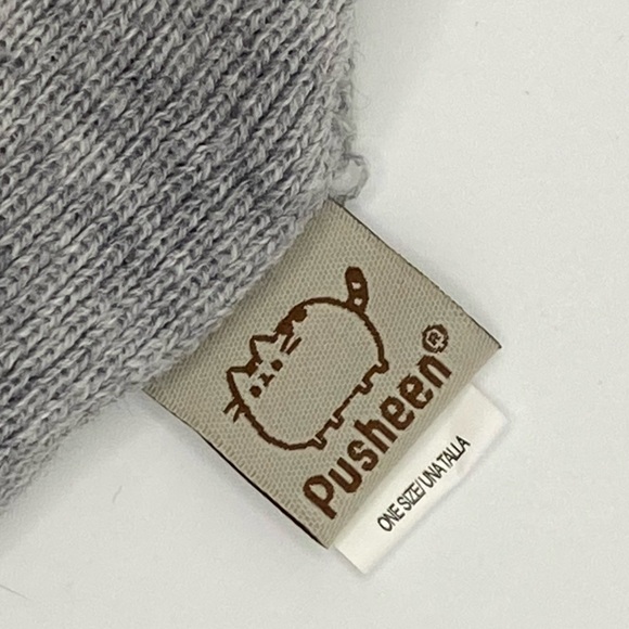 Pusheen The Cat “HI” & “BYE” Beanie Hat (One Size) - Picture 4 of 6